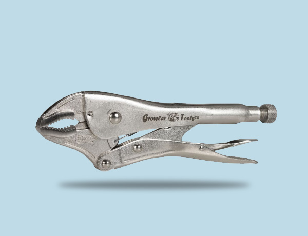 Curved Jaw Locking Plier 10WR with Wire Cutter