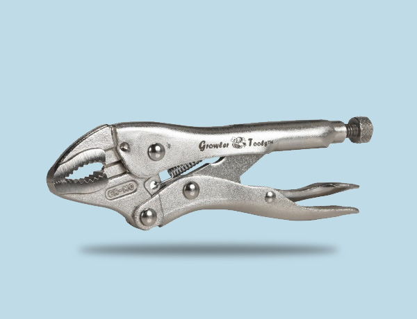 Growler Locking Plier 5WR Curved Jaw with Wire Cutter