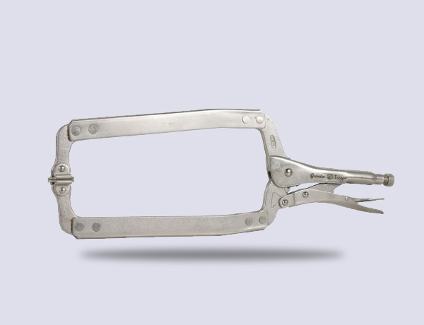 Growler Locking "C" Clamp 18SP with Swivel Pads