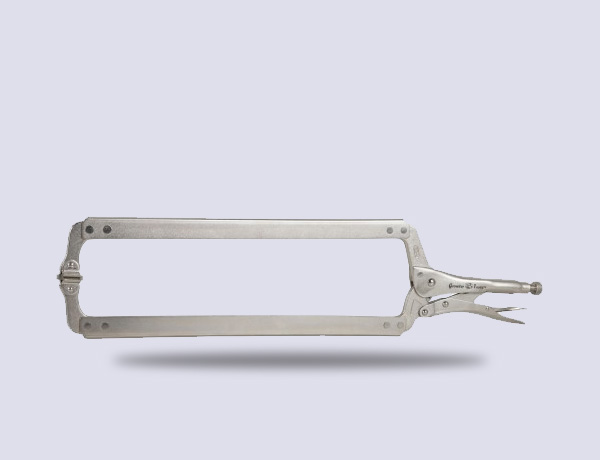 Growler Locking "C" Clamp 24SP with Swivel Pads